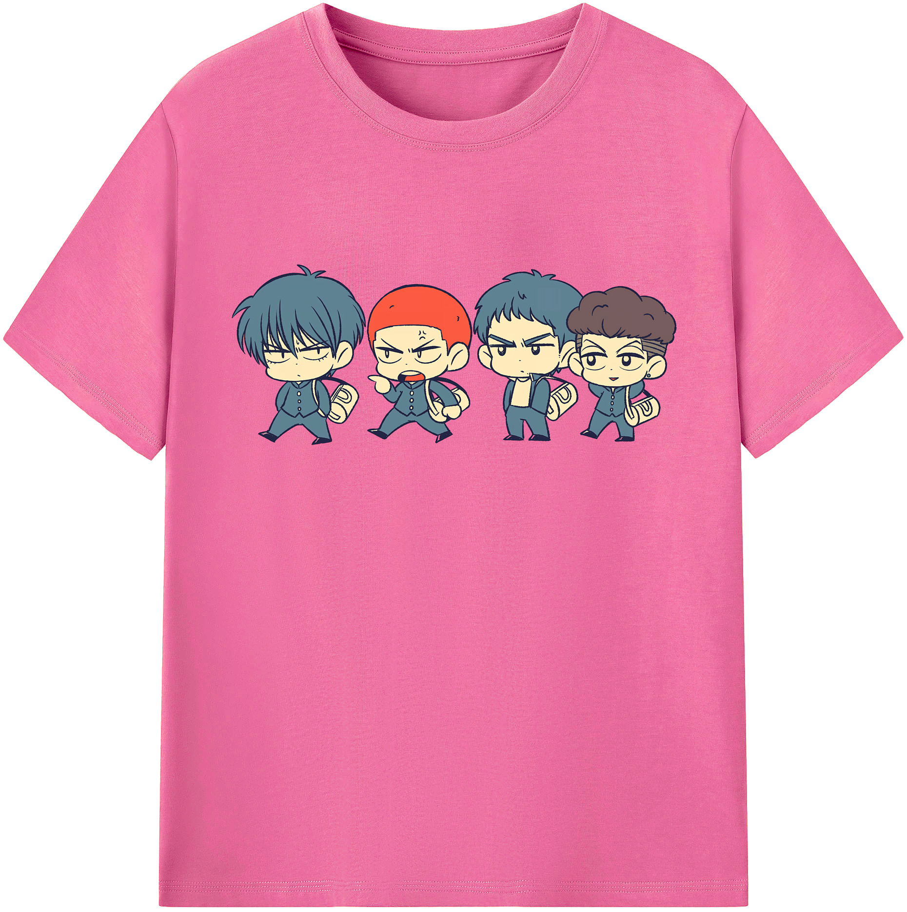 （画像用） SLAM DUNK／スラムダンク レディースカジュアルプリントTシャツ（綿100％）